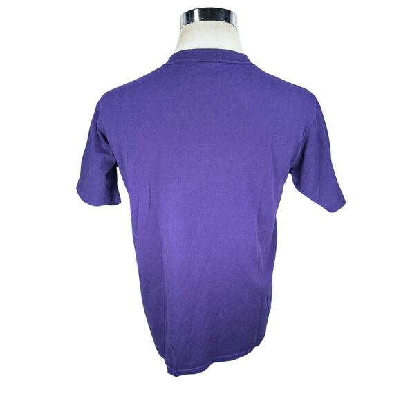 Vintage Velva Sheen Disney Mickey Lahaska T-Shirt Men’s Large Purple 80s USA Tee - Picture 4 of 12